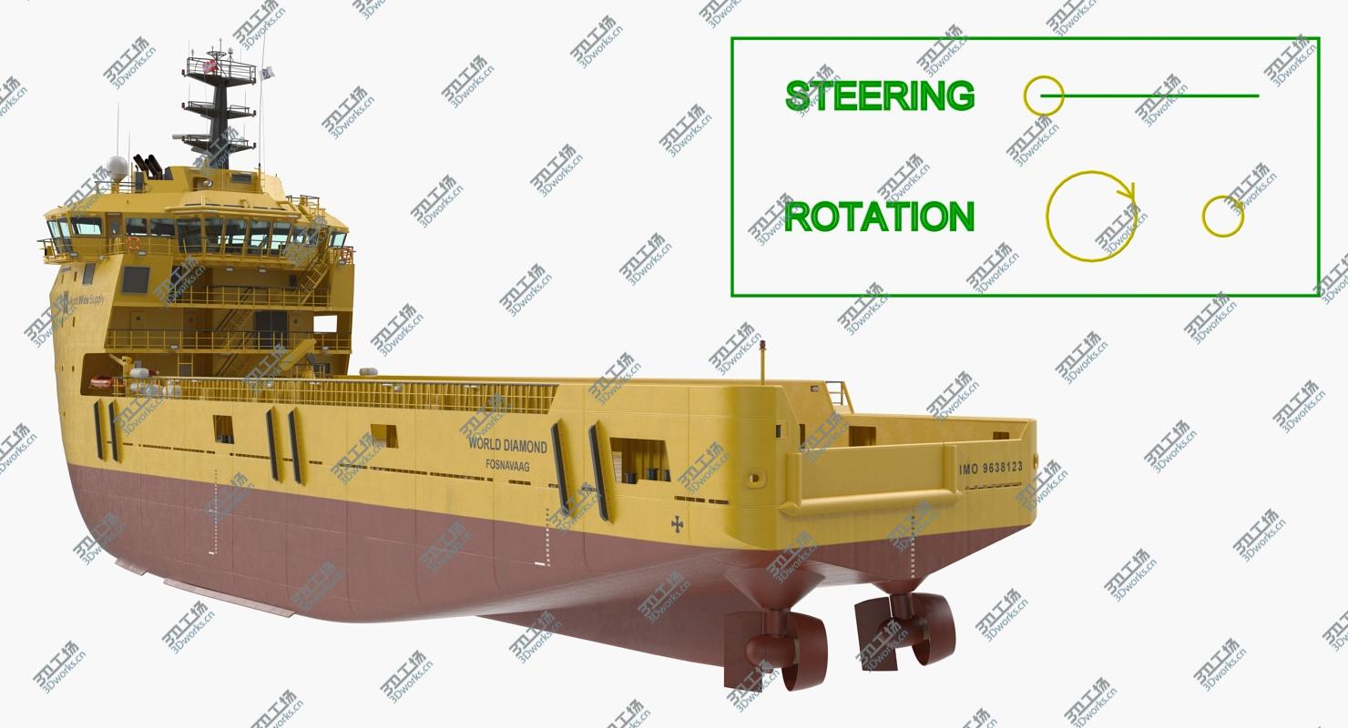 images/goods_img/202105072/Platform Supply Vessel Rigged 3D Model 3D model/3.jpg